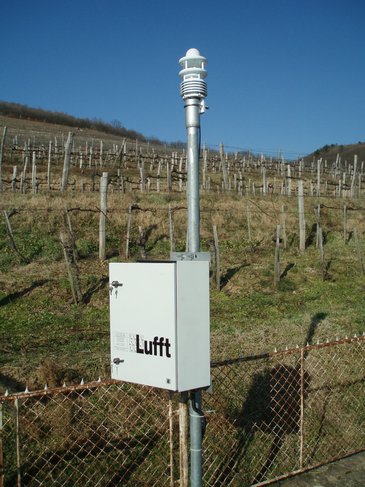 AgMet - Monitoring of microclimate weather in wine yards- Hungary - Lufft Automatic Weather Sensor WS600