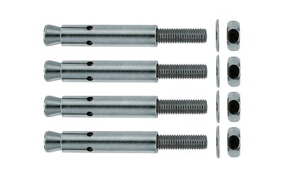 Four fixed anchor dowel pins