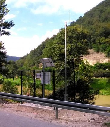 Meteorological Weather Station at River Bank of Bosna in Vranduk