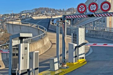 Parkdeck ramp in Zürich