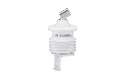 Kompakter All-in-One-Wettersensor WS304 zur Messung von Temperatur, relativer Feuchte, Strahlung und Luftdruck.